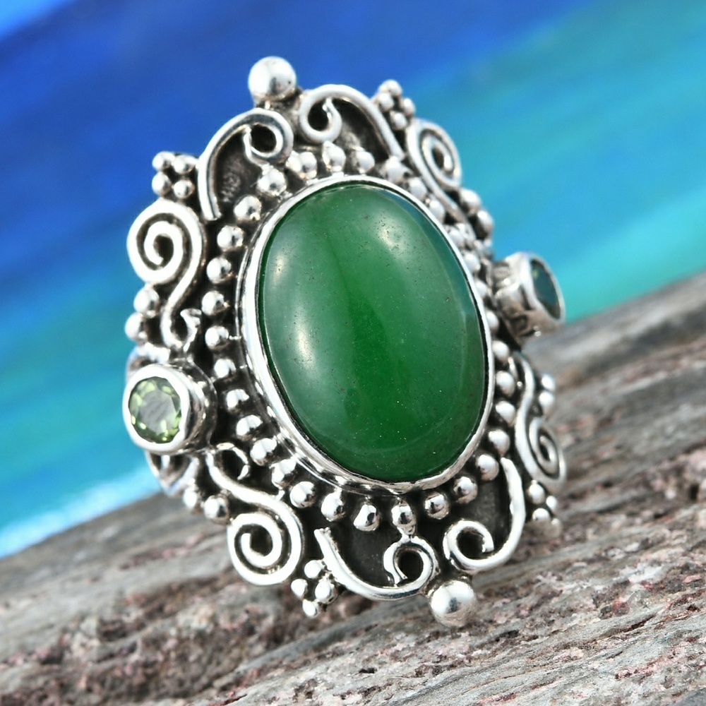 🌸 ARTISAN HANDCRAFTED STERLING SILVER RING